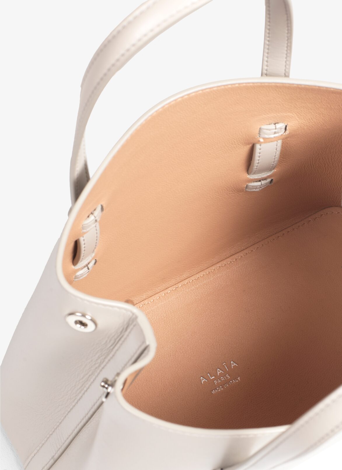 Mina 20 Tote Bag ALAÏA PEARL MINA 20 TOTE BAG